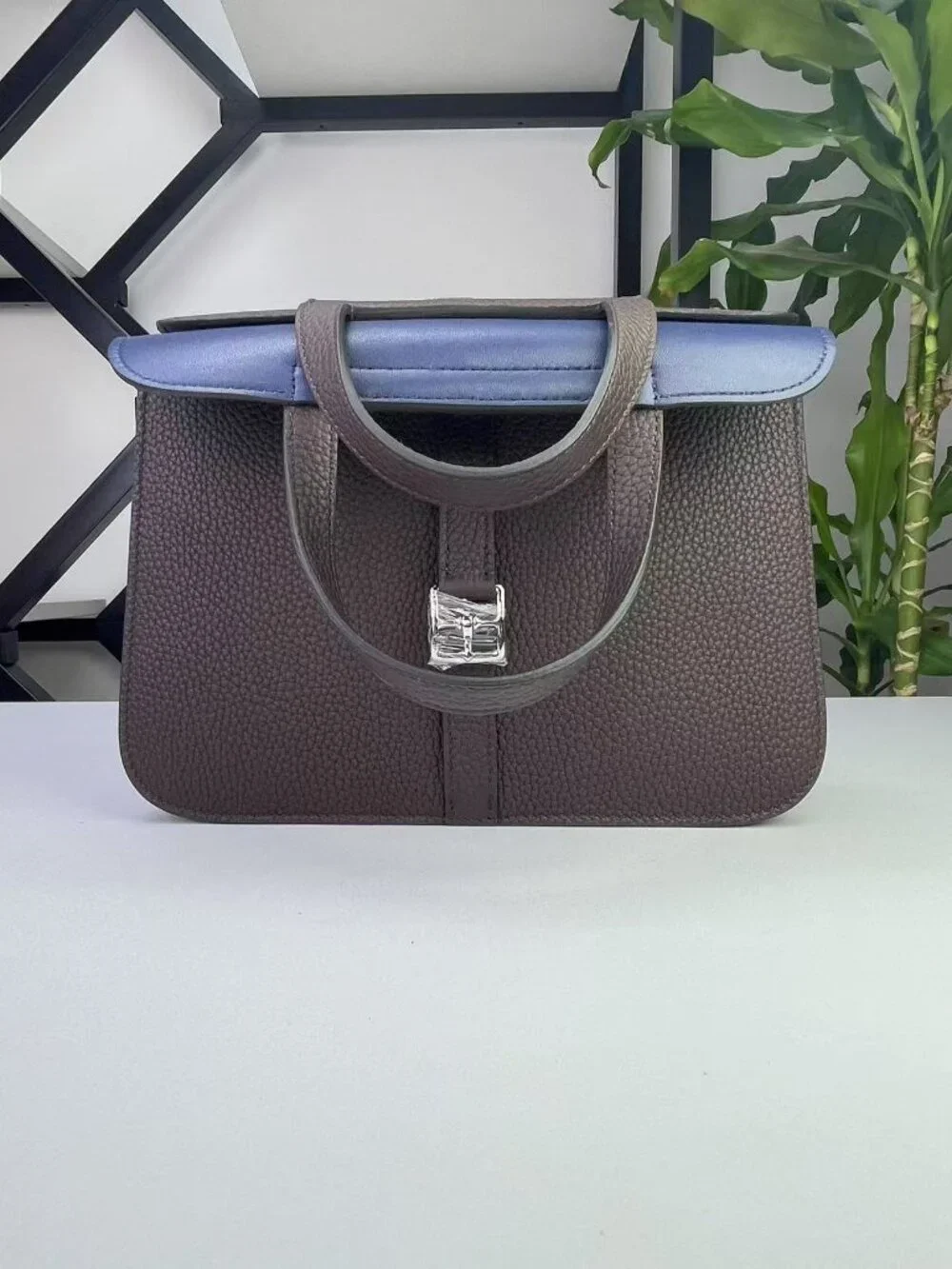 🛍️ Elegant Genuine Leather Evening Bag - Sophisticated Top Handle Handbag 🛍️